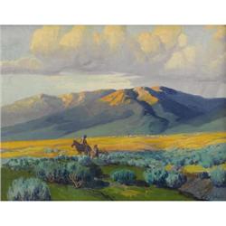 FRANZ STRAHALM, Early Texas Art, oil