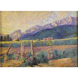 FRANZ STRAHALM, Early Texas Art, o/c