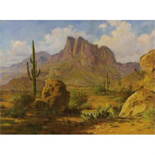E. L. BOONE, Early Texas Art, oil/canvas
