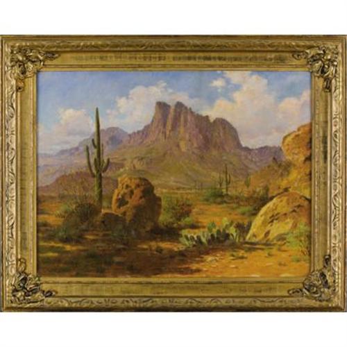E. L. BOONE, Early Texas Art, oil/canvas