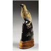 Image 1 : UNKNOWN, Horn Carving of Bird