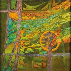 ROBERT PREUSSER, Early Texas mixed media, 1977