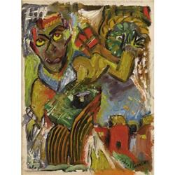 ROBERT PREUSSER, Early Texas Art, oil/ early 30s