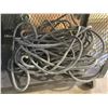 Image 2 : BUCKET OF ASSORTED EXTENSION CORDS & POWER CABLES