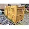 Image 2 : 3 WOODEN CRATES (APPROX 29.5"D X 60"H X 48.25"W)