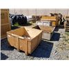 Image 2 : 4 ASSORTED SIZE WOODEN CRATES