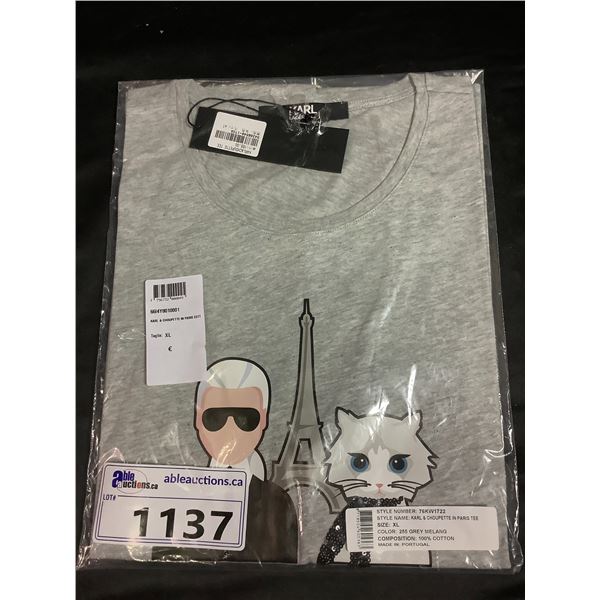 NEW IN PACKAGING KARL LAGERFELD T-SHIRT SIZE XL