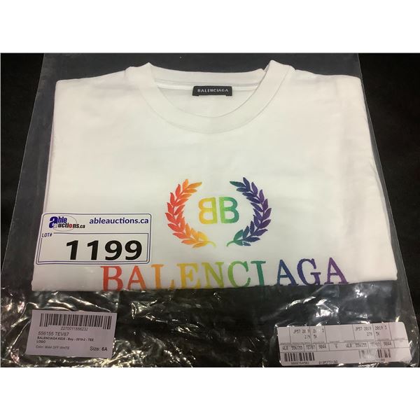 NEW IN PACKAGING BALENCIAGA T-SHIRT SIZE 6Y