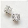 Image 2 : 14K DIAMOND(1.18CT) EARRINGS