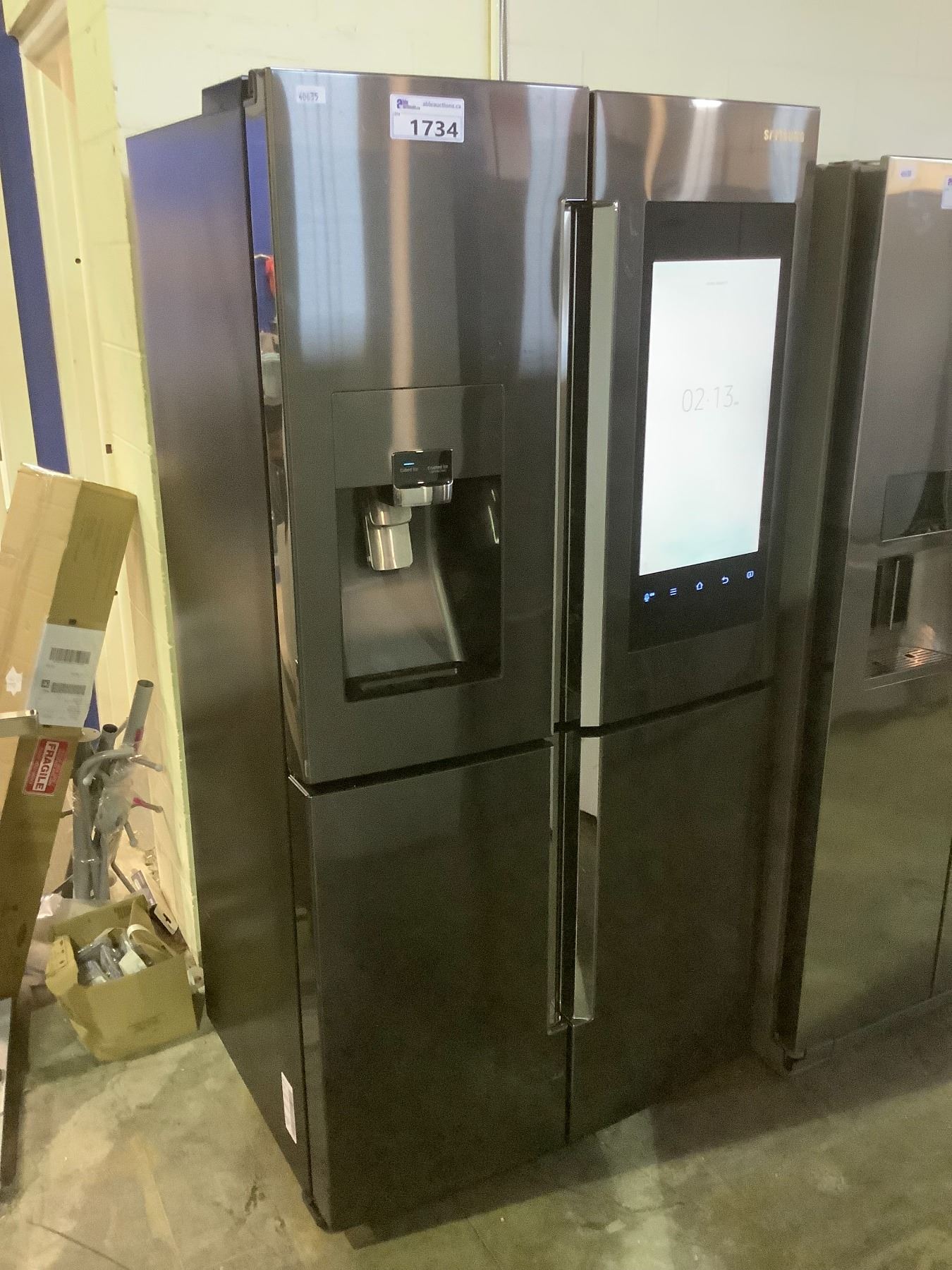 SAMSUNG 4-DOOR FRIDGE & FREEZER WITH SMART SCREEN MODEL RF22M9581SG/AC ...