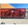 Image 1 : 2 GREAT BEAR IRON GATES WITH VISIBLE DAMAGE (118" LONG EACH)