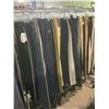 Image 1 : RACK OF ASSORTED SIZE PANTS & JEANS (RACK NOT INCLUDED)