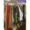 Image 1 : RACK OF PANTS, DRESSES, SHIRTS, VESTS, ETC (RACK NOT INCLUDED)