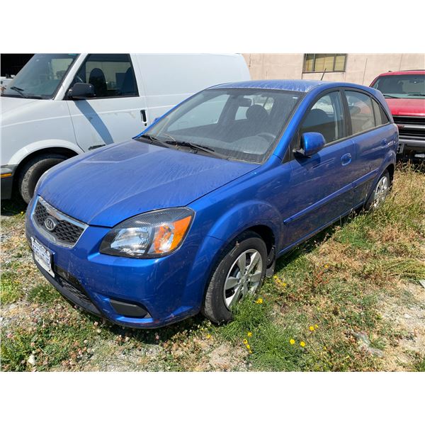 2010 KIA RIO 5, 4DRSW, BLUE, GAS, AUTOMATIC, VIN#KNADH5B3XA6620770, 35,140KMS,