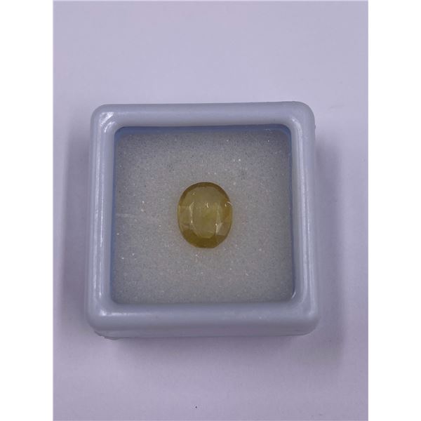 YELLOW SAPPHIRE 2.60CT, 8.89 X 7.35 X 3.53MM, OVAL, VS CLARITY, MADAGASCAR, UNHEATED AND UNTREATED
