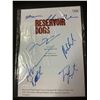 Image 1 : AUTOGRAPHED RESERVOIR DOGS SCRIPT COVER WITH COA (SIGNED BY HARVEY KEITEL, TIM ROTH, CHRIS PENN,
