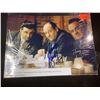 Image 1 : AUTOGRAPHED SOPRANOS PHOTO WITH COA (SIGNED BY JAMES GANDOLFINI, STEVEN VAN ZANDT, TONY SIRICO)