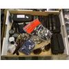 Image 1 : BOX LID OF WATCHES, ZIPPO LIGHTERS, MULTI TOOLS, FLASH LIGHTS, SUNGLASSES, BEAD BRACELETS