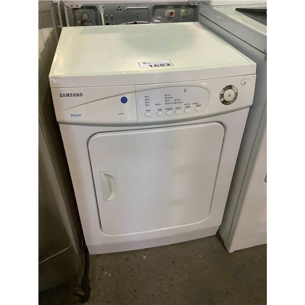 WHITE SAMSUNG DRYER MODEL DV4006JW3/XAC