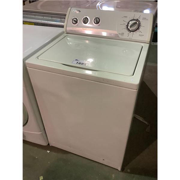 WHITE WHIRLPOOL WASHER MODEL WTW5540SQ0