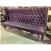 Image 2 : PURPLE BUTTON BACK BENCH SEAT 96.5"L 23.5"W X 48"H