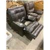 Image 2 : DARK BROWN SIMMONS RECLINING ROCKING CHAIR