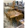 Image 2 : DINING TABLE & 7 CHAIRS 40.25"W X 54.5"L X 30.25"H