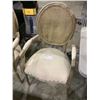Image 2 : RATTAN BACK WITH STUDDED CUSHION CHAIR