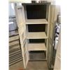Image 2 : 2-DOOR/4-TIER PLASTIC STORAGE 25.5"W X 18"D X 69.25"H