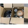 Image 1 : 2 BOXES OF HOUSEHOLD ITEMS & KITCHENWARE, ETC