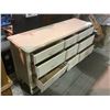 Image 2 : 9-DRAWER DRESSER 57.5"W X 17"D X 31.75"H