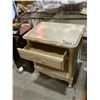 Image 2 : SINGLE DRAWER END TABLE 20  X 14"