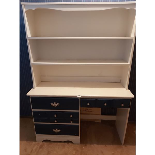 Desk with Shelves