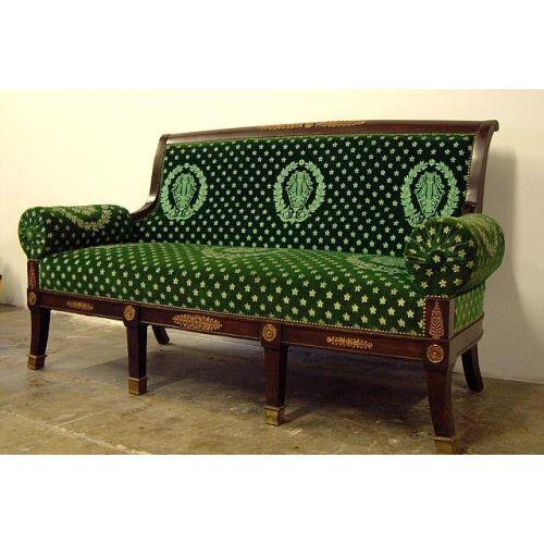 French Empire ormolu sofa couch