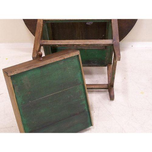 Early New England tilt top chair table