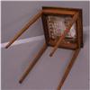Image 2 : Tiger Maple square top night stand c1810