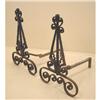 Image 4 : Wrought iron Arts and Crafts Andirons