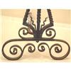 Image 5 : Wrought iron Arts and Crafts Andirons
