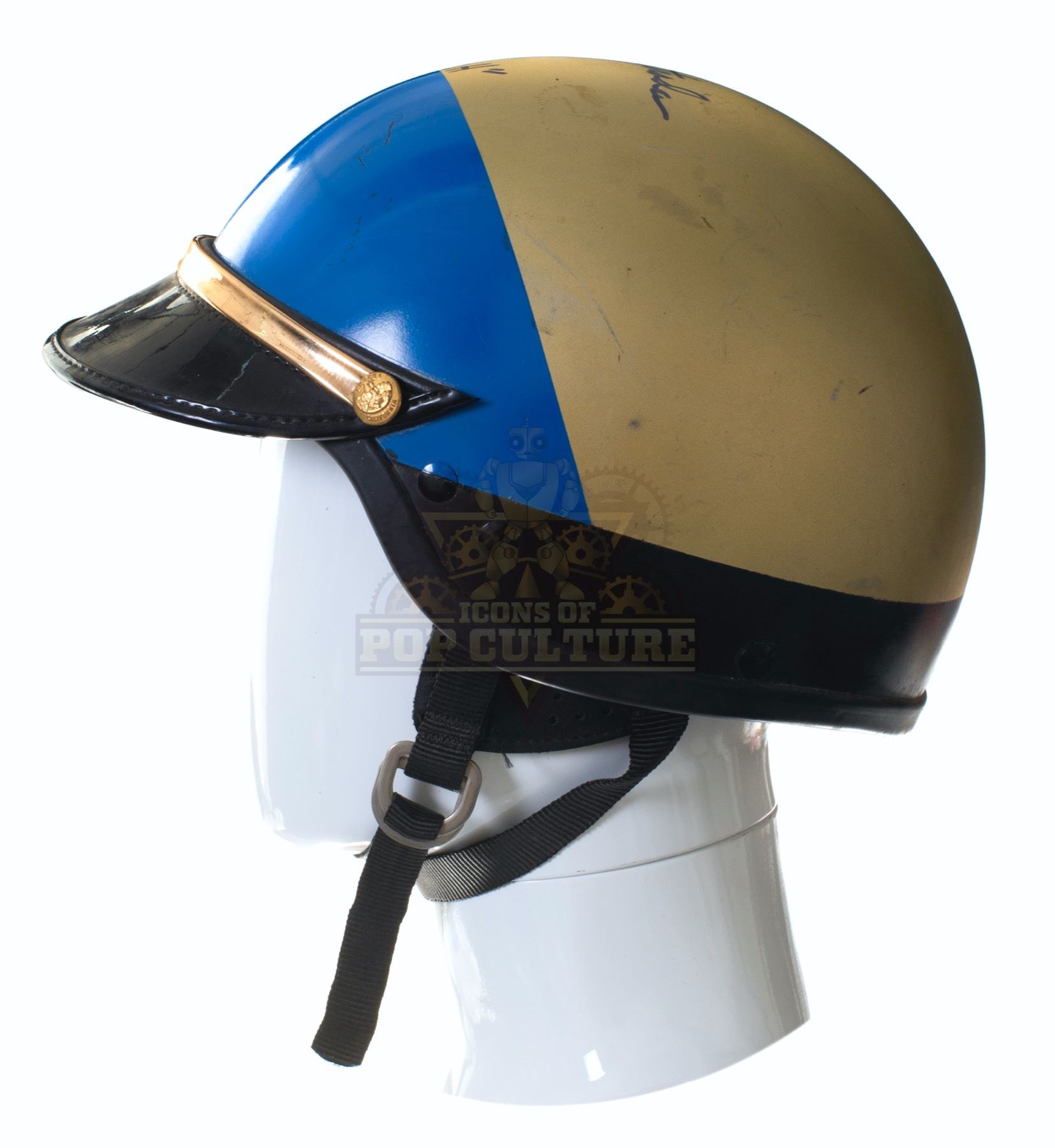 CHiPs (TV) Autographed California Highway Patrol Officer Helmet A426