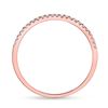 Image 4 : Diamond Timeless Stackable Band Ring 1/8 Cttw 10kt Rose Gold
