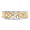 Image 2 : Diamond Band Ring 1/4 Cttw 10kt Yellow Gold