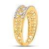 Image 3 : Diamond Band Ring 1/4 Cttw 10kt Yellow Gold
