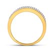 Image 4 : Diamond Band Ring 1/4 Cttw 10kt Yellow Gold