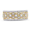 Image 2 : Diamond Band Ring 1/2 Cttw 14kt Yellow Gold