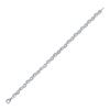 Image 2 : Diamond Infinity Bracelet .01 Cttw Sterling Silver