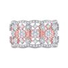 Image 2 : Diamond Right Hand Cocktail Ring 7/8 Cttw 14kt Rose Gold