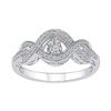 Image 1 : Diamond Moving Twinkle Solitaire Ring 1/4 Cttw 10kt White Gold
