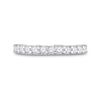 Image 2 : Diamond Single Row Band Ring 1/2 Cttw 14kt White Gold