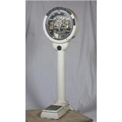 EARLY 20TH CENTURY ARCADE WEIGHING MACHINE
