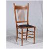 Image 1 : CIRCA 1890 OAK PRESS BACK SIDE CHAIR